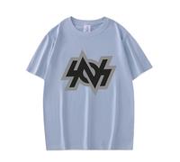 Zenless Game Zone Zero Cosplay Estampado Gráfico Camiseta Unisex con Diseño de Personajes Principales Belle & Wise Múltiples Colores Suave Casual Uso Diario Camiseta Oversized