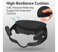 Zenlir Almohadilla ligera transpirable para auriculares de realidad virtual, ajuste ergonómico, interfaz de punto de presión reducida