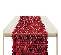 Zenlir Camino de mesa de lentejuelas brillantes para bodas y baby showers, decoración de mesa de cumpleaños de sirenas