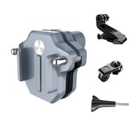 Zenlir Clip de cámara multifunción para manillar de motocicleta con soporte de acción que no se agita para imágenes suaves durante la conducción Global Bike Mount