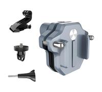 Zenlir Clip de cámara multifunción para manillar de motocicleta con soporte de acción que no se agita para imágenes suaves durante la conducción Global Bike Mount