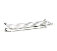 Zenna Home Style, Chrome Toallero Estilo, Cromado, Hotel Towel Shelf