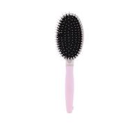 Zenner Cepillo de pelo ovalado de lujo con cerdas de nailon antiestático y punta de separación desplegable, para desenredar, cepillar y peinar todos los días, apto para todo tipo de cabello