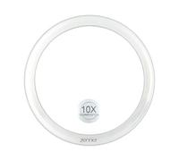 Zenner Espejo de Aumento - 10x Espejo de Maquillaje con Ventosas - Desmontable y Listo para Viajar: para una Pintura precisa de la Cara, depilación o inserción de Lentes