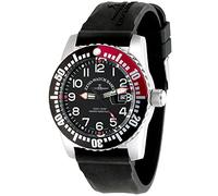 Zeno Reloj Analógico para Hombre de Cuarzo con Correa en Caucho 6349Q_B_R