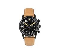 Zeno-Watch Reloj Mujer - Magellano Pilot Navigator Chrono Black - 6069TVDN-bk-a1