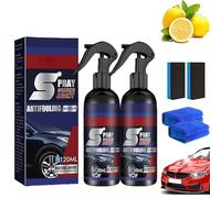 Zenora Coating Agent Spray, Zenora Spray Coating Agent, Multi-Functional Coating Renewal Agent Spray, 3 in 1 High Protection Quick Car Coating Spray, Coating Agent Spray For Vehicles (2Pcs)