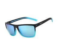 ZENOTTIC Gafas de sol polarizadas hombres luz TR90 marco UV400 protección cuadrado gafas de sol