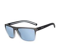 ZENOTTIC Gafas de sol polarizadas hombres luz TR90 marco UV400 protección cuadrado gafas de sol