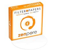 zenpore Papel de filtro de laboratorio de 9 cm, grado cualitativo estándar 4 - Flujo rápido 90 mm (100 discos)
