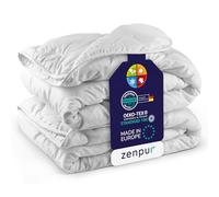 ZenPur Edredon Nordico Cama Verano e Invierno - Relleno Nórdico de 2 Capas de Microfibra Divisibles Lavables a Máquina (Edredón de 4 Estaciones, 220 x 240 cm)
