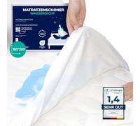 ZenPur Protector de colchón 180x200cm, Certificado Oeko-Tex Standard 100, Hecho de cubrecolchón de algodón, Impermeable y Duradero: ¡protección y Comodidad en uno