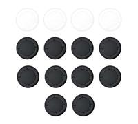 ZENQARI 7 Pares Hawdows Agarres para el Pulgar Tapas de Reemplazo para Joystick de Mando Perfecto para Switch/Lite Accesorio de Protección de Silicona para Joystick (5 Pares Negro 2 Pares Blanco)