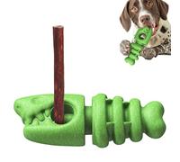ZenQeek Fishbone - Soporte para palos de toro para perros, resistente y duradero, soporte para masticar de seguridad para perros medianos y grandes