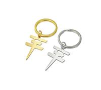 ZENRUIMING 2 llaveros Tokyo Hotel, acero inoxidable, oro y acero, amantes de la música