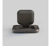 Zens Magnetic Nightstand Wireless Charger (2026), Cargador inalámbrico MagSafe y Qi2 15 W para iPhone/AirPods, Incluye Adaptador de Corriente de 20 W (EU/UK/US) y Cable Integrado de 1,5 m, Negro