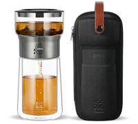 ZENS Theiere con Infusor, Un Toque Tetera de cristal de té a granel