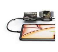 Zens Wireless Charging Cable Pro 3, Cable de Carga USB-C a USB-C de 1.5 m, MagSafe y Qi2 15W, Compatible con iPhone Air/17/16/15/14/13/12, AirPods y Apple Watch, Negro