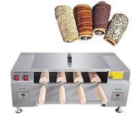 ZenSeFarin Horno Eléctrico Comercial con Chimenea para Pasteles, Ajustable Entre 50 Y 300 ℃ para Repostería Profesional Y Conos De Helado: Alta cil De Usar, Panaderías DigitalDisplay