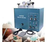 ZenSeFarin Inyector De Cera Al Vacío,Automático/Manual/Pedal De Pie para Joyería Dental,Máquina De Moldeo De Cera 3kg Capacidad,Burbujas,Ajuste De Temperatura,Selección De Modo, Control De Tiempo