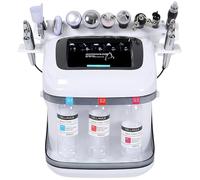 ZenSeFarin Máquina De Belleza,10 En 1 Aquafacial Dispositivo Hidrofacial Profesional Agua Dermoabrasión Limpieza Profunda Hidro Dermoabrasión Hydra Facial Machine Profesional Rejuvenecimiento La Piel