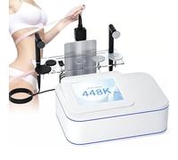 ZenSeFarin Máquina Diatermia Terapia Tecar 448K,Equipo Belleza Antienvejecimiento Plástico Sonda CET/Ret Y Placa Negativa,Osmoterapia Térmica,Fisioterapia Corporal,reducción Grasa Y Mejora del Sueño