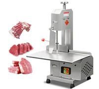 ZenSeFarin Máquina Eléctrica De Sierra para Huesos, Sierra De Cinta Eléctrica Comercial para Carne, Máquina Cortadora De Carne Congelada, para Cortar Chuletas, Carne Congelada (750w)