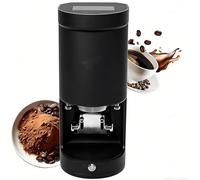 ZenSeFarin Máquina Manipulación Café Eléctrica Prensador Automático para Café Expreso Eléctrica De Acero Inoxidable Automática 5-30kg Pressure & 1-3 Times Adjustable Pressing para El Hogar Black