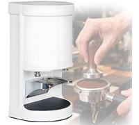 ZenSeFarin Máquina Manipulación Café Eléctrica Prensador Automático para Café Expreso Eléctrica De Acero Inoxidable Automática 5-30kg Pressure & 1-3 Times Adjustable Pressing para El Hogar White