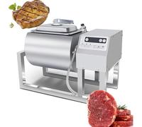 ZenSeFarin Marinadora De Carne - Máquina De Vacío Marinador Al Vacío De Acero Inoxidable - Rotación Bidireccional, Control De 3 Velocidades para Cecina, Salchichas Y Tocino