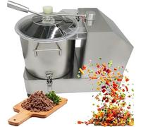 ZenSeFarin Procesador Alimentos Comercial para Carne,Verduras Y Nueces,Picador Verduras Multifuncional,Picador Alimentos Gran Capacidad Acero Inoxidable para Restaurantes Y Hogar 9L