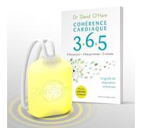 ZENSPIRE Pocket - Reduce el estrés y ayuda a dormir rápidamente (Zenspire + Libro 365 Coherencia Cardiaca, Pack 1)