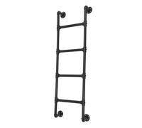 ZENSTYW Escalera De 4 Peldaños Montada Desde La Pared Al Suelo,Escalera De Entrada Y Salida De Altura,Escalera De Salida para Ventana De Sótano,Carga De 330 Libras(140cm/55in)