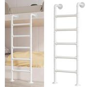 ZENSTYW Escalera De Ático Montada En La Pared,Escalera Metálica De Escape contra Incendios,Escaleras Rectas Tipo Loft Multiusos,Carga De 330 Libras(2.9m/9.5ft)