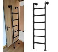 ZENSTYW Escalera De Pared para Ático,Escalera De Escape De Incendios De Metal,Robusta Escalera De Salida para Ventana De Sótano,para Biblioteca,Terraza,Barco(210cm/82.6in)