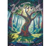 Zentagle: Nature Coloring Book: 85 Pages, 40+ Intricate Patterns in a Coloring Book for Stress Relief & Relaxation | 85 Pages of Flowers, Animals & Nature Patterns