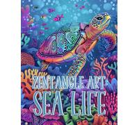 Zentangle Art: Sea LIfe: Explore the calming world of Zentangle Sea Life with intricate designs of ocean creatures.