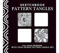 Zentangle Art Sketchbook 8.5x11 - 200 Zentangle Tile (Blank Windows) for Creative Drawing and Collecting Your Own Unique Designs: A perfect book of ... creative doodles, and relaxing zentangle art