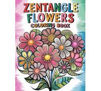 Zentangle Flowers Coloring Book