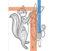 Zentangle Skunk Mischief Coloring Book: 66 Humorous, Playful, and Tricky Forest Animal Patterns for All Ages