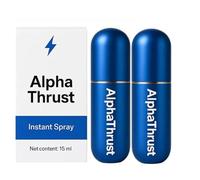 Zentheca Alpha Empuje, rociador de retraso para los últimos últimos hombres, 15 ml/botella, Zentheca Alphathrust Instant Spray, Mejora el encanto masculino con resultados de acción rápida (2PC)