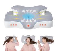 Zentrelax Almohada Cervicales y Cuello Viscoelástica Ergonómica: 60 x 40cm Almohada Ortopedica Cervical con Funda Extraíble - Almohada Cervical Ergonómica para Dormir de Lado Boca Arriba y Boca Abajo