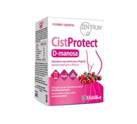 Zentrum CistProtect D-Manosa - Complemento Alimenticio con Arándano Rojo Americano, Regaliz y Lactobacillus rhamnosus - 15 Sobres - Vegano y Sin Gluten - Ynsadiet