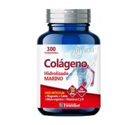 Zentrum Colágeno Hidrolizado Marino con Magnesio, Calcio, Vitamina C | Vitamina D3, Silicio Orgánico, Huesos, Cartílagos y Músculos, Sin Gluten, 300 Comprimidos, 50 Días