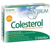 Zentrum90 Colesterol - 30 Capsulas - Arroz Rojo - Extracto Olivo