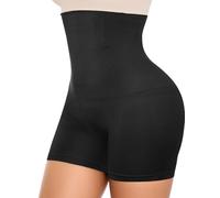 ZENUTA Pantalones cortos moldeadores de cintura alta para mujer, cómodos, control corporal, sin costuras, B-cintura alta-negro, M-L