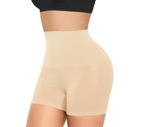 ZENUTA Pantalones cortos moldeadores de cintura alta para mujer, cómodos, control corporal, sin costuras, B-cintura media-nude, XXXL