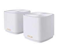ZenWifi XD4 Plus 2 Pack - Sistema AX1800 WiFi 6 Mesh para Toda la Casa, Cobertura hasta 446 m2 o más de 5 habitaciones, Configuración Fácil, Seguridad de Red, Controles Parentales, Blanco