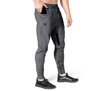 ZENWILL Pantalon Chandal Hombre Cremallera Gimnasio Jogger L Gris Oscuro