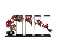 ZENY896V Bonsái Falso Árbol bonsái Artificial Creativo, Adorno de Arte Floral simulación China, decoración Pino Bienvenida, Escritorio Zen Decoración